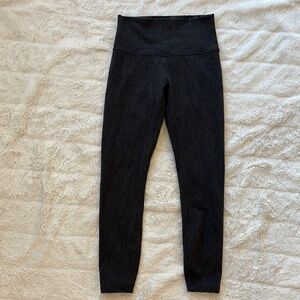 Lululemon athletica Dark Green/Black Leggings size 6